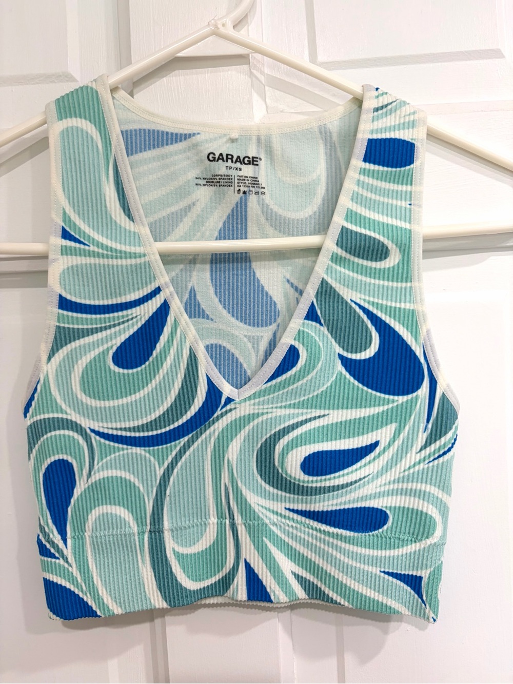 Garage crop top XS